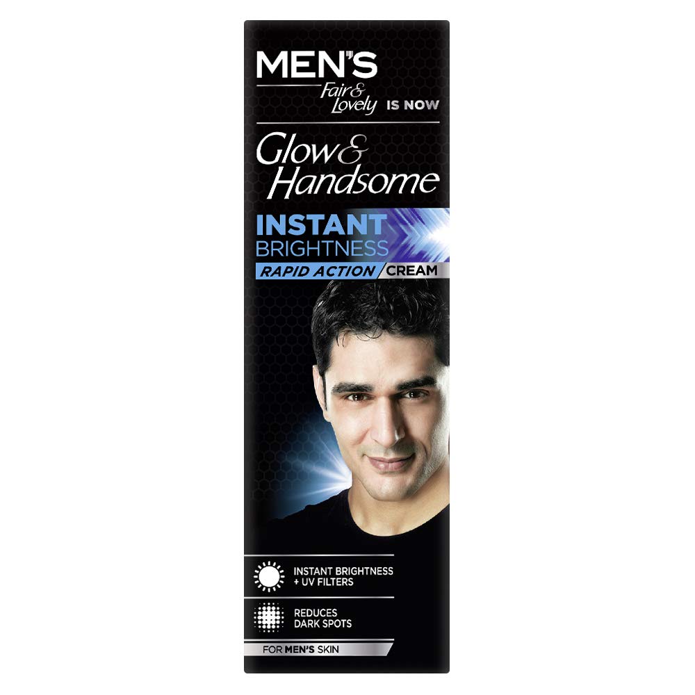 Glow & Handsome Instant Brightness Cream 2X Sun Protection, 25 g